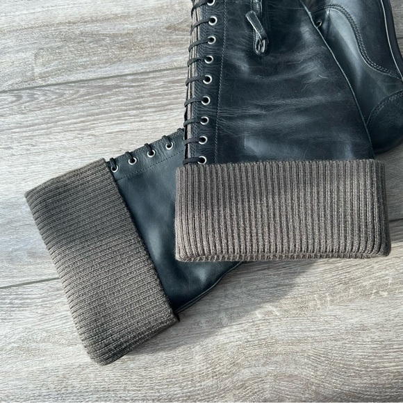 COPY - Cole Haan Nike Air Granny  Goth Equestrian Leather Riding Boots - Picture 6 of 16